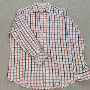 Bugatchi Shaped Fit Long Sleeve Shirt - L